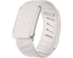 Stravo Premium Siliconen bandje geschikt voor Whoop 4.0 & 3.0 | Ademend + Zweetbestendig | Trendy Kleuren | Makkelijk Schoonmaken（Starlight）