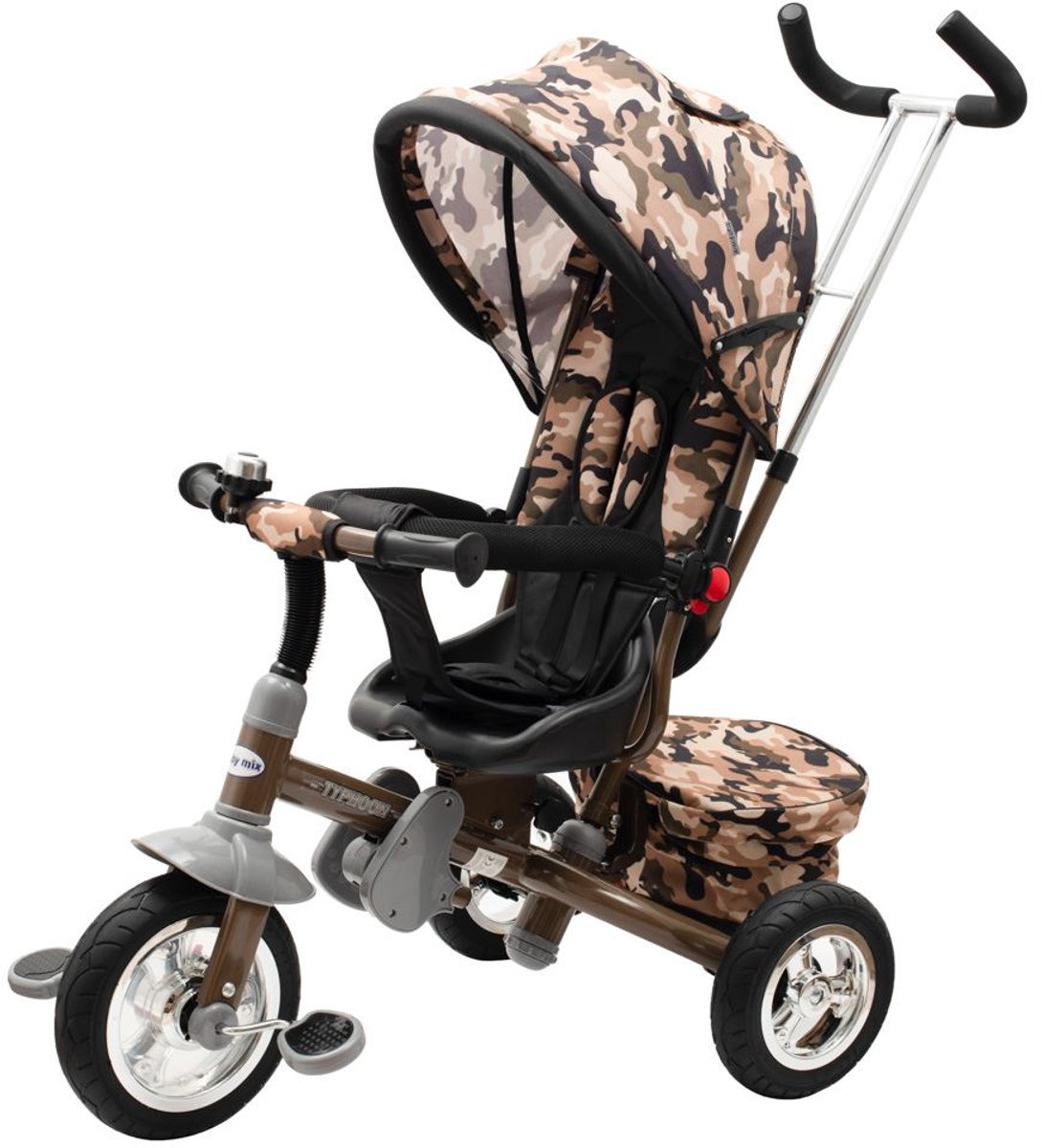 Baby Mix Typhoon 3in1 driewieler 360° draaibaar - Trapdriewieler