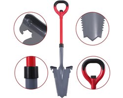 Spade met zaagfunctie voor het verwijderen van boomwortels de multitool voor tuin en klus 1 stuk
