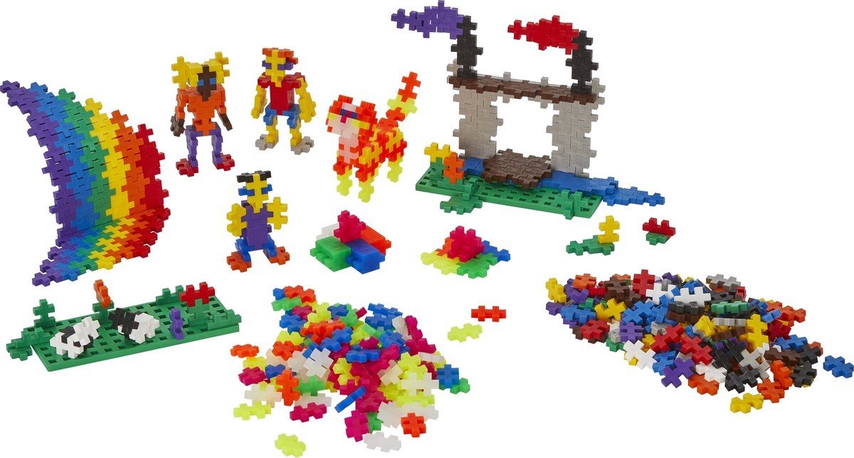 Plus-Plus Learn to Build 600 delige bouwset - 5008 - Bouwspeelgoed - Constructiespeelgoed - Set met bouwstenen - Vanaf 5 jaar — afbeelding 11