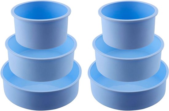 Mousse cakevorm, rond en parelvormig, antiaanbaklaag, gemakkelijk uit de vorm te