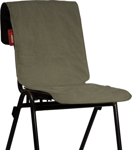 Stoov S2 Warmtedeken | Big Hug | Duurzaam & Draadloos | Infrarood warmtedeken | Verwarmd stoelkleed | 45x135 cm | Canvas | Standard batterij