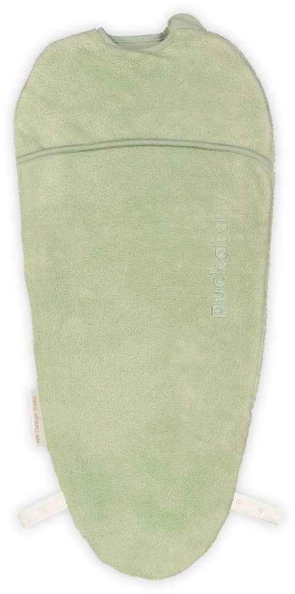 Puckababy Original Piep Inbakerslaapzak (0-3M) - Teddy - Olive
