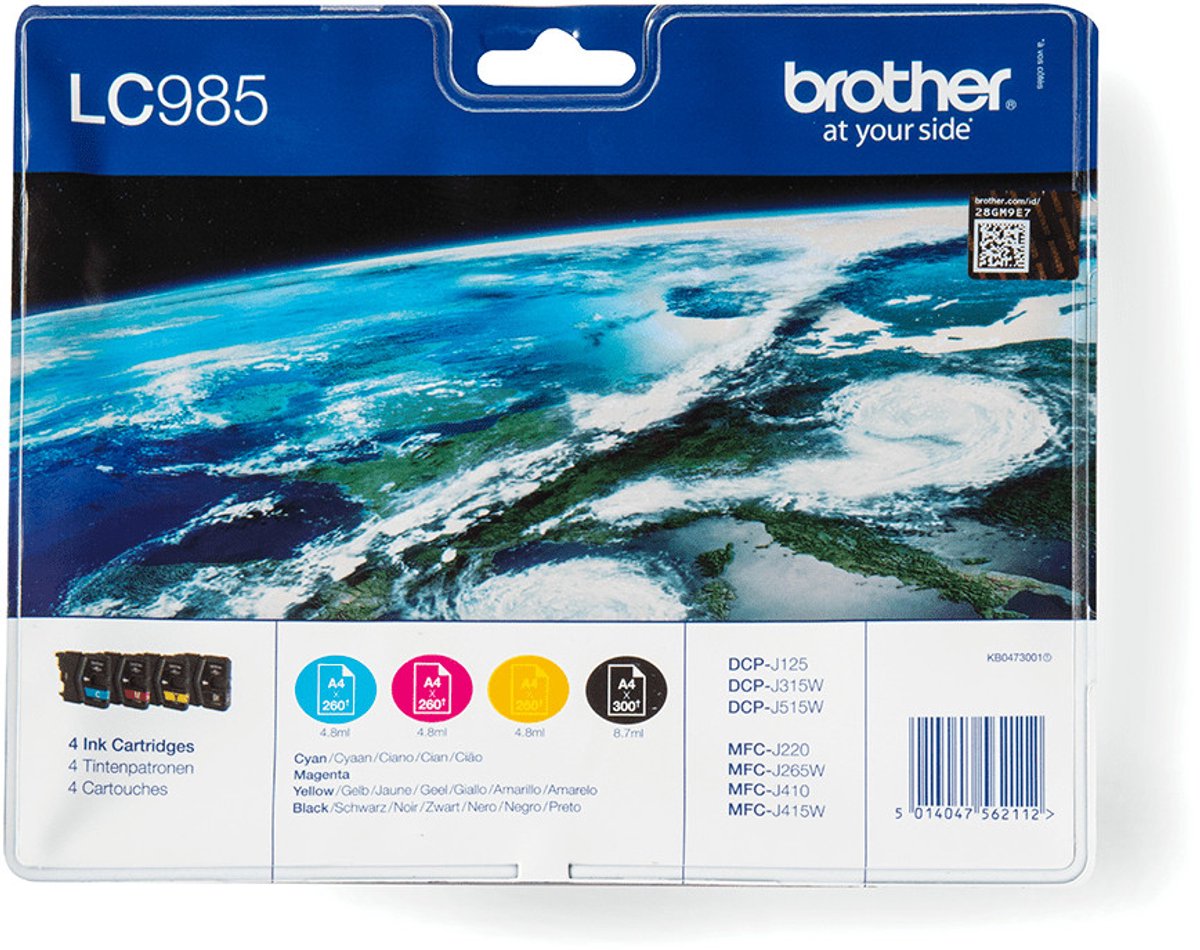 BROTHER LC985 VALUE PACK RF