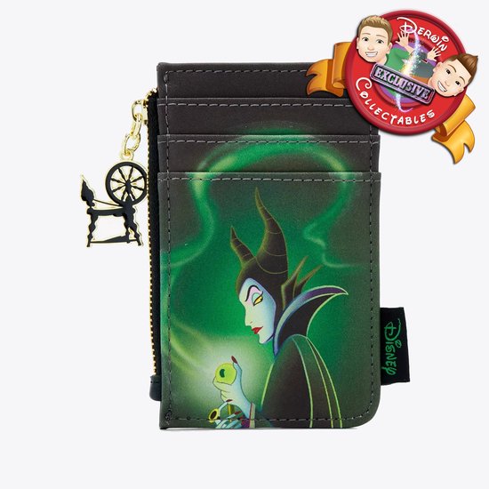 Loungefly – BL – Porte-cartes Disney La Beauty au bois dormant Aurora et Glow phosphorescents Derwin Collectables, Exclusive EMEA