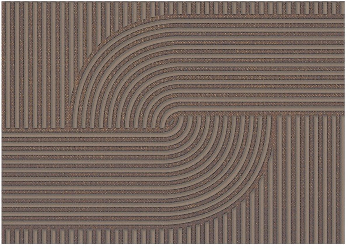 MD Entree - Deurmat - Schoonloopmat - Impression Zen - Knot Taupe - 50 x 75 cm