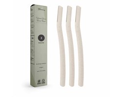Bamboozy Dermaplaning 3x Wenkbrauw Scheermesje Mesje van Tarwestro - Scheermes Gezicht Intieme Streek - Wenkbrauw Trimmer Epileren Eyebrow Razor