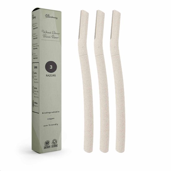 Bamboozy Dermaplaning 3x Wenkbrauw Scheermesje