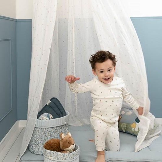 Little Dutch Klamboe - Maat - Klamboe kinderkamer Jongens & Meisjes - Wit - Forest Friends — afbeelding 5