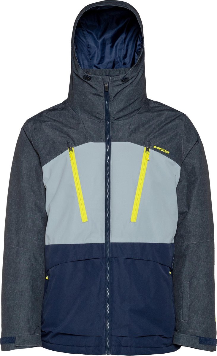 | Protest BUSTON Ski Jas Heren Ground Blue Maat M Protest Purton Ski Jas Ski jassen Kleding Wintersport