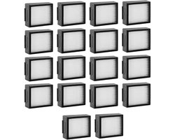 BukkitBow - Set van 20 HEPA Filters - Geschikt voor en Compatibel met iRobot Roomba i & E Serie (i7, i3, i1, i8, E5, E6, J7+) - Niet Geschikt Voor Combo J7+