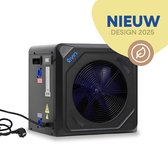 LIVIN' Zwembad Warmtepomp 3KW - Zwembad verwarming - Pool Heater - Warmtepomp Zwembad - Zwembad Heater - Vermogen van 3KW - Licht Gewicht - Plug & Play - Makkelijk te installeren - Inclusief Koppelstukken - Geschikt voor Bestway en Intex - Zwart