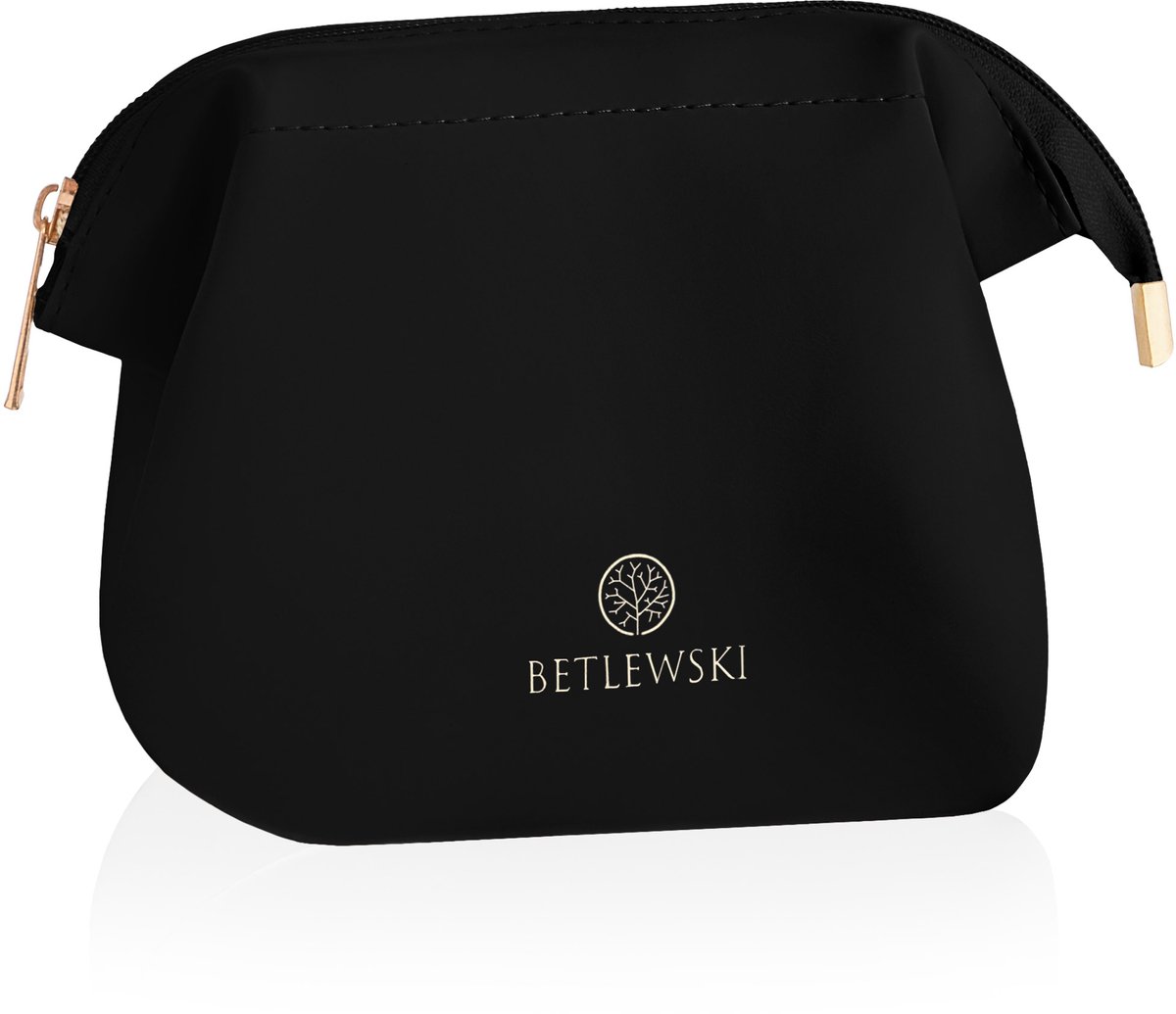 Kleine cosmetische tas voor handtas zwart MELLOW
