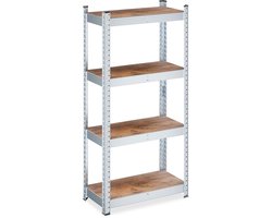 stellingkast - 120 x 60 x 30 cm - tot 700 kg - verzinkt staal - steeksysteem