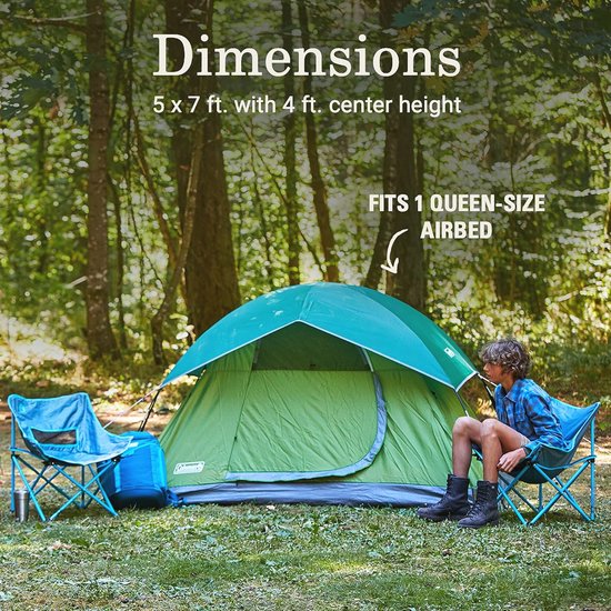 Weerbestendige Campingtent voor 2/3/4/6 Personen - Snel Opgezet in 10 Minuten - Ideaal voor Kamperen, Festivals en Logeerpartijtjes van Merkloos — afbeelding 5