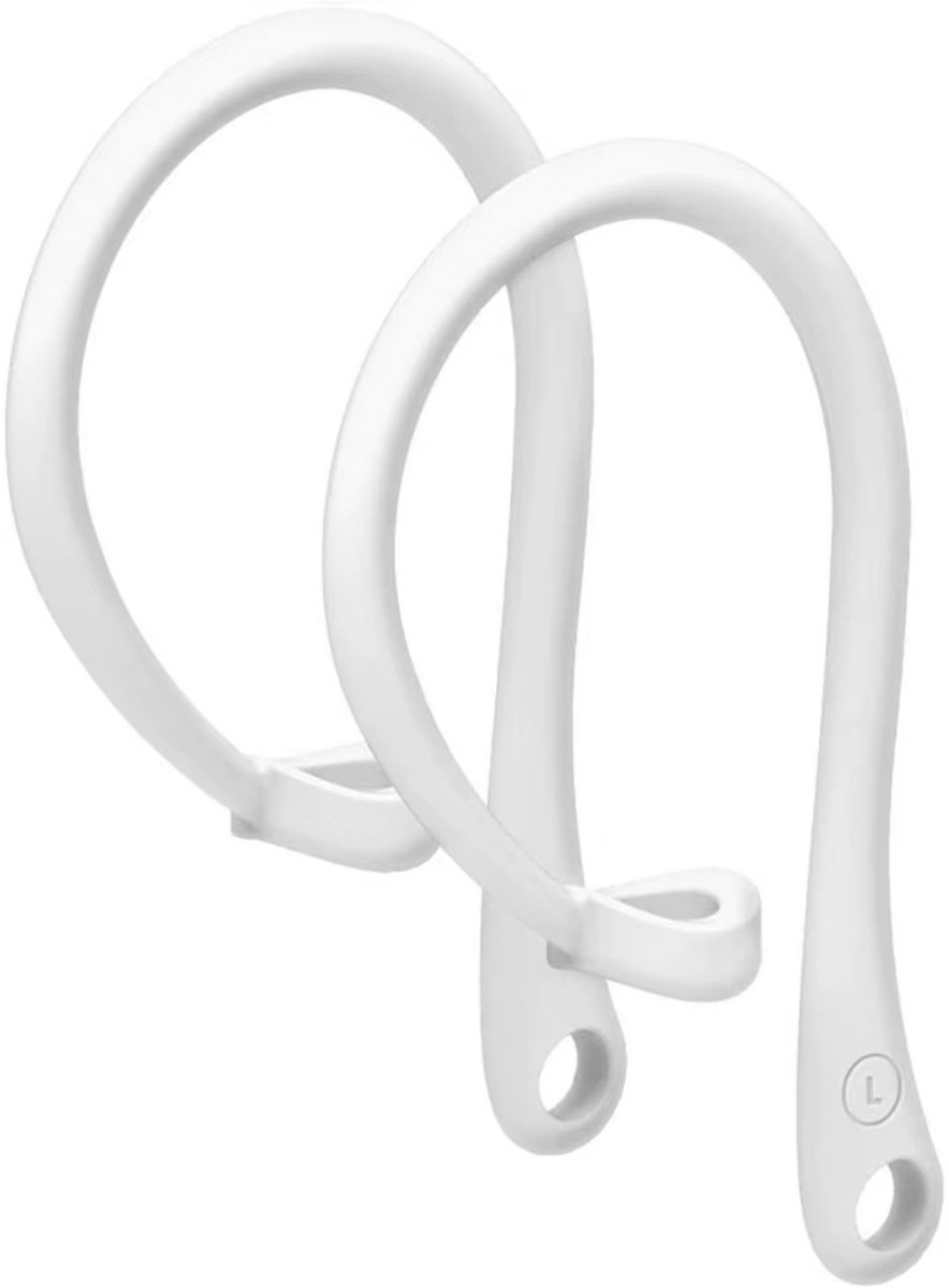 OXILO AirPods Hook - Oorhaken voor AirPods - 1 Paar - Sport - Wit