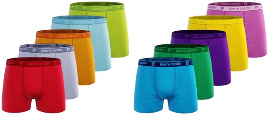 Pierre Cardin - Heren Boxershorts 10-Pack - summer - katoen elastaan - Maat L