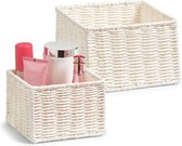 Zeller - Storage Basket, 2pcs set, white