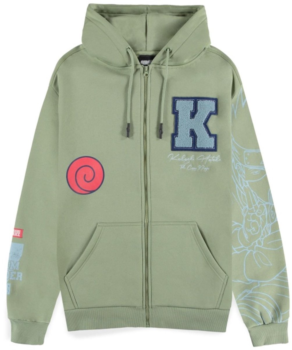 Naruto - Kakashi Vest met capuchon - XL - Groen