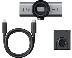 Logitech MX Brio - Webcam - 4K Ultra HD - 1080p/60fps - USB C - Graphite