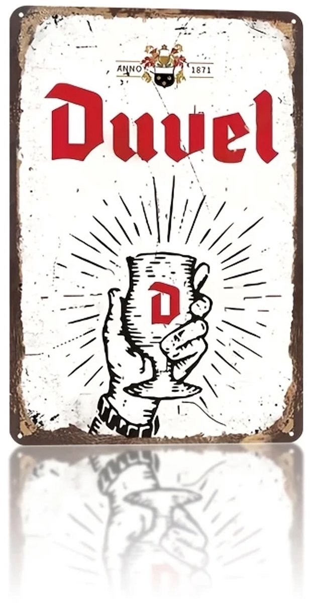 Duvel Bier Wanddecoratie [Bier] [België] [Duvel] [Mancave of bar]