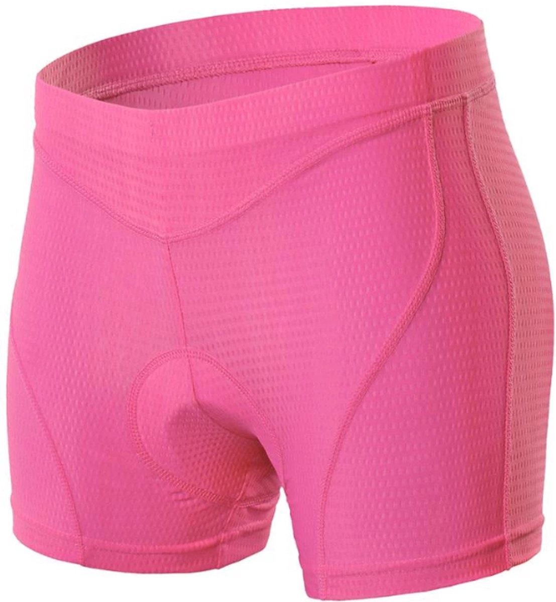 New Age Devi - Fietsonderbroek Dames met Zeem - Roze - Fietsondergoed - Fietsonderbroek - Extra Zacht - L - Let op valt klein