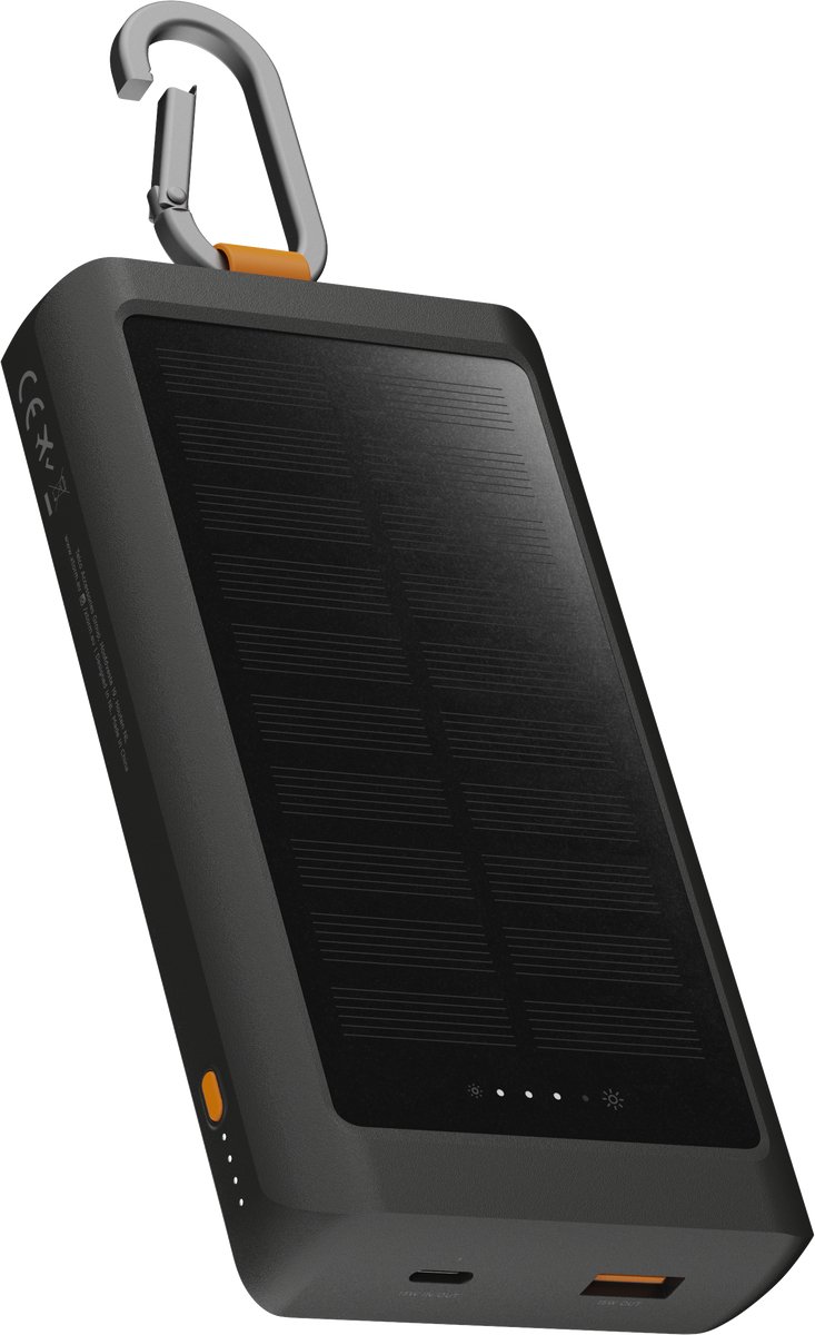 Xtorm 279283 Go2 Solar 10000mah Powerbank Grijs