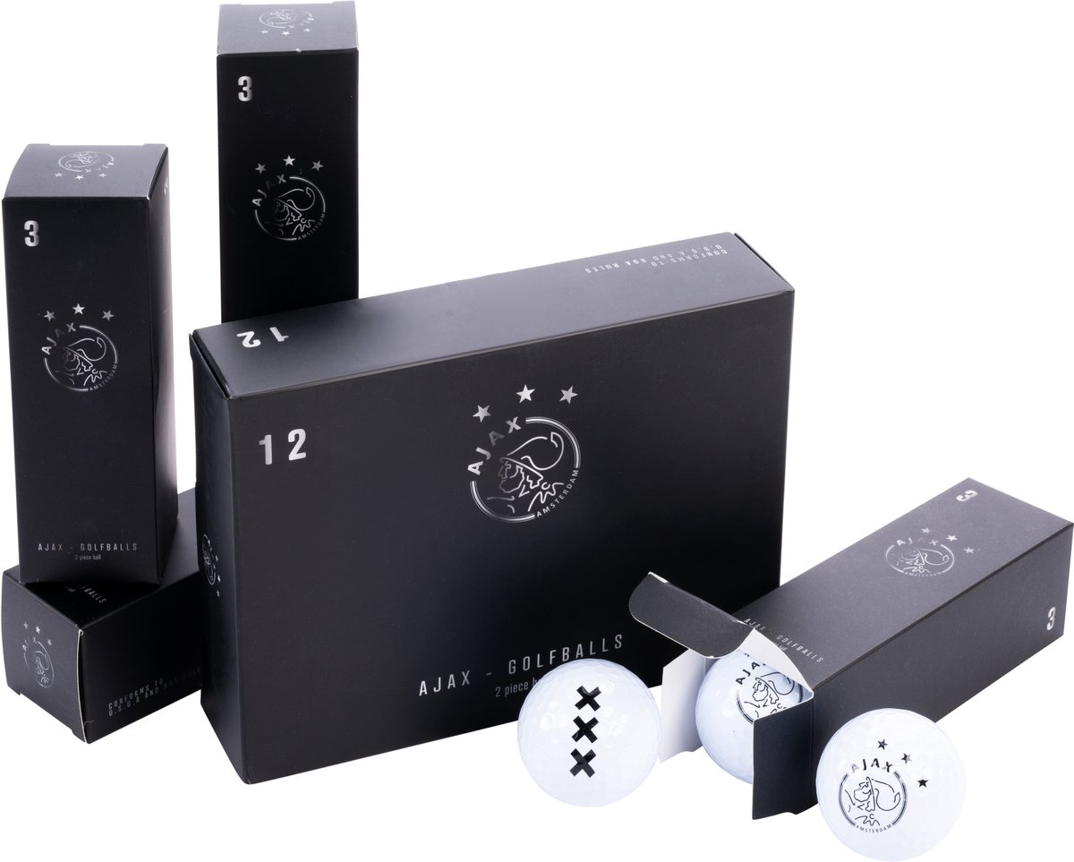 Ajax - Golfballen - 12 stuks
