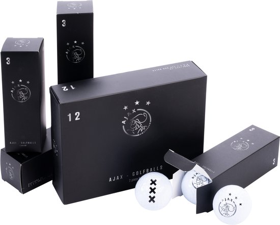 Foto: Ajax golfballen 12 stuks