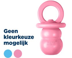 Kong Puppy Binkie S - Kauwspeelgoed - 19 cm x 10 cm x 6.35 cm - Groen/Wit