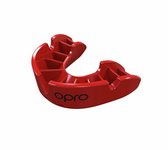 Gebitsbeschermer voor (vecht)sporten OPRO |bronzen kwaliteit - Product Kleur: Rood