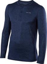 FALKE Silk Wool Longsleeved Shirt Heren 33421 - XL - Marine