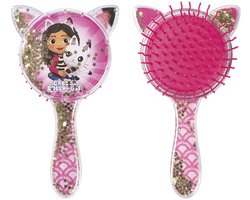 Gabby's Poppenhuis haarborstel junior met bewegende glitters - Gabby's Dollhouse speelgoed meisjes vanaf 3 jaar - kids beauty