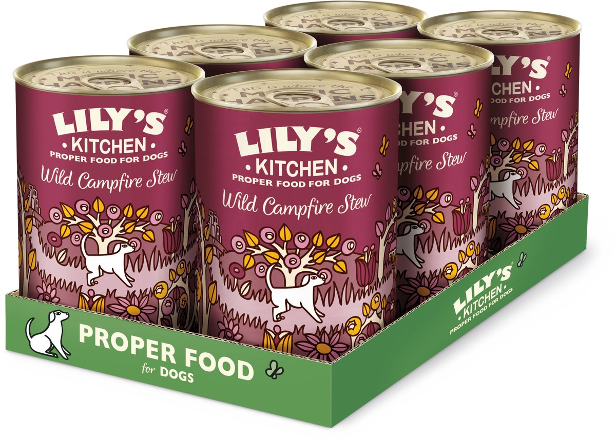 Lily's Kitchen - Hondenvoer - Natvoer - Wild Campfire Stew - 6 x 400g