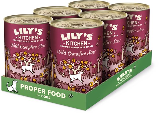 Volledig Hondenvoer Met Vitamines Lily's Kitchen Natvoer Voor Honden - Hartig Engels Ontbijt Blik 400g (Natuurlijke Ingrediënten) Honden Natvoer