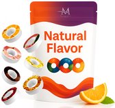 Capsules d'eau parfumée Mamosta® - 7 saveurs différentes - Capsules Aroma naturels - Bouteille d'eau parfumée - 7 capsules parfumées - Saveurs de fruits - Pastèque - Pêche - Red Bull - Fruit de la passion - Cola - Fraise - Orange