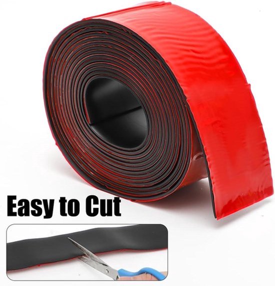 Rubber Strip, Massief Rubberen Profiel, 50mm x2mm x3m Neopreen Strip Voor Afdichtingen, DIY