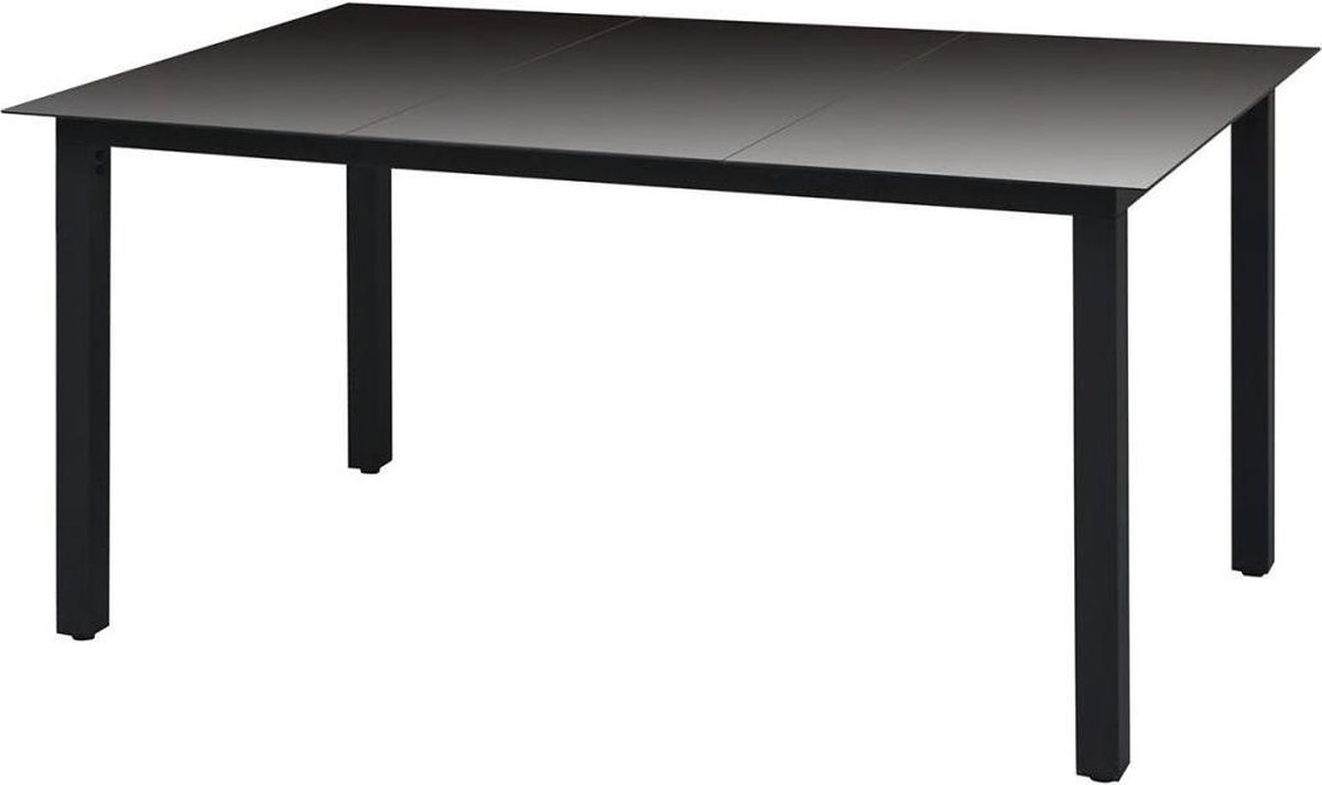 vidaXL-Tuintafel-150x90x74-cm-aluminium-en-glas-zwart