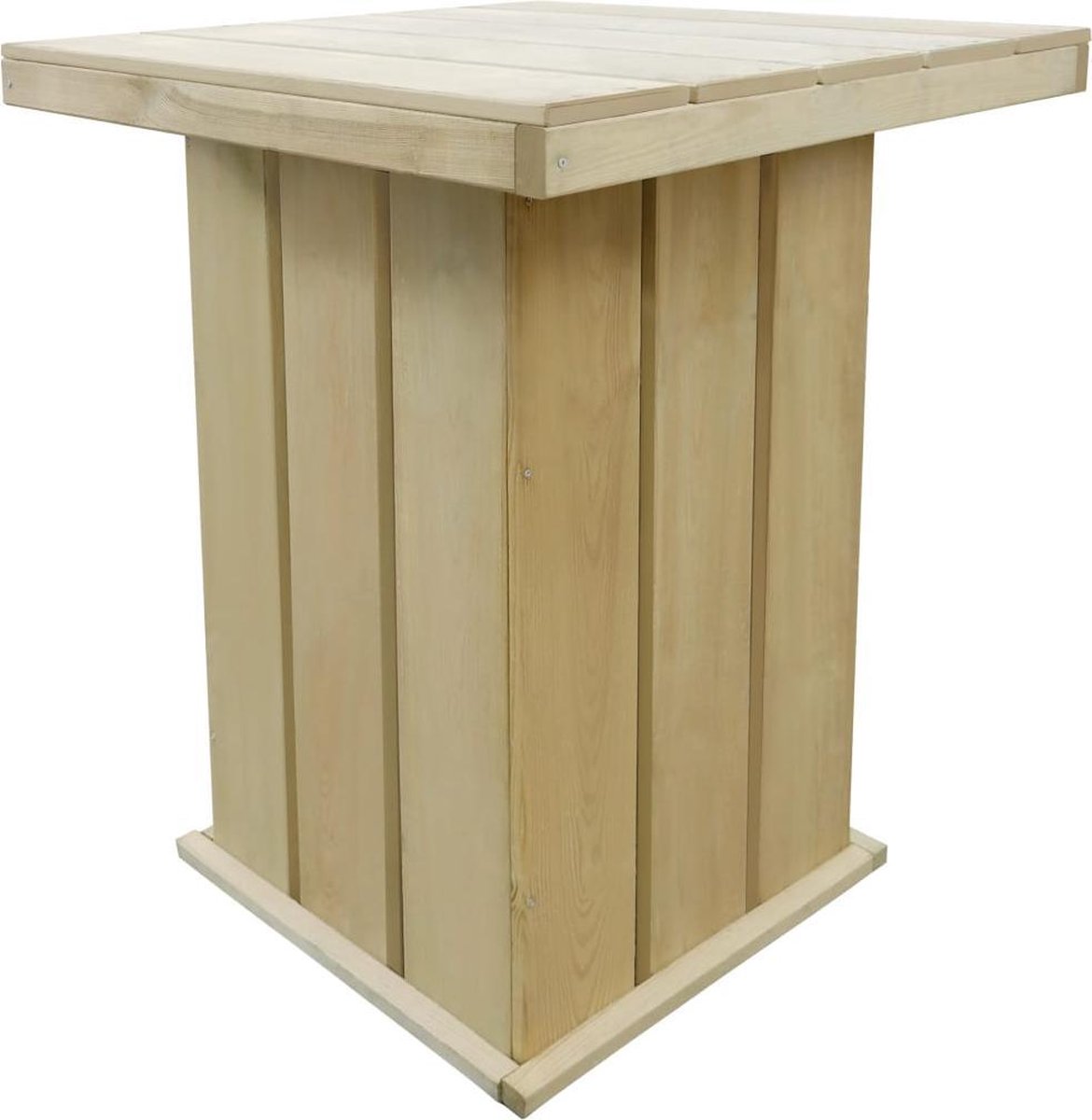 vidaXL Bartafel 75x75x110 cm geïmpregneerd grenenhout