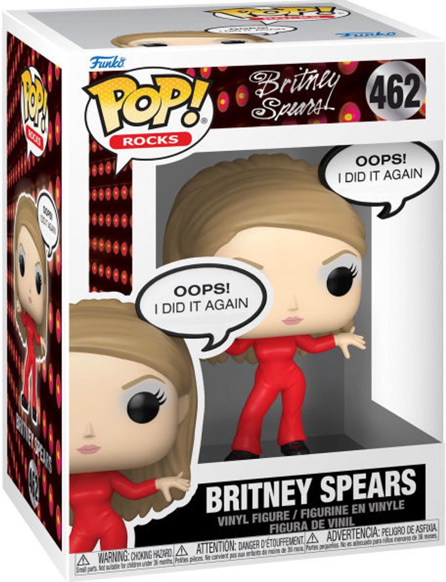 Funko Pop rocks: britney spears pop #462