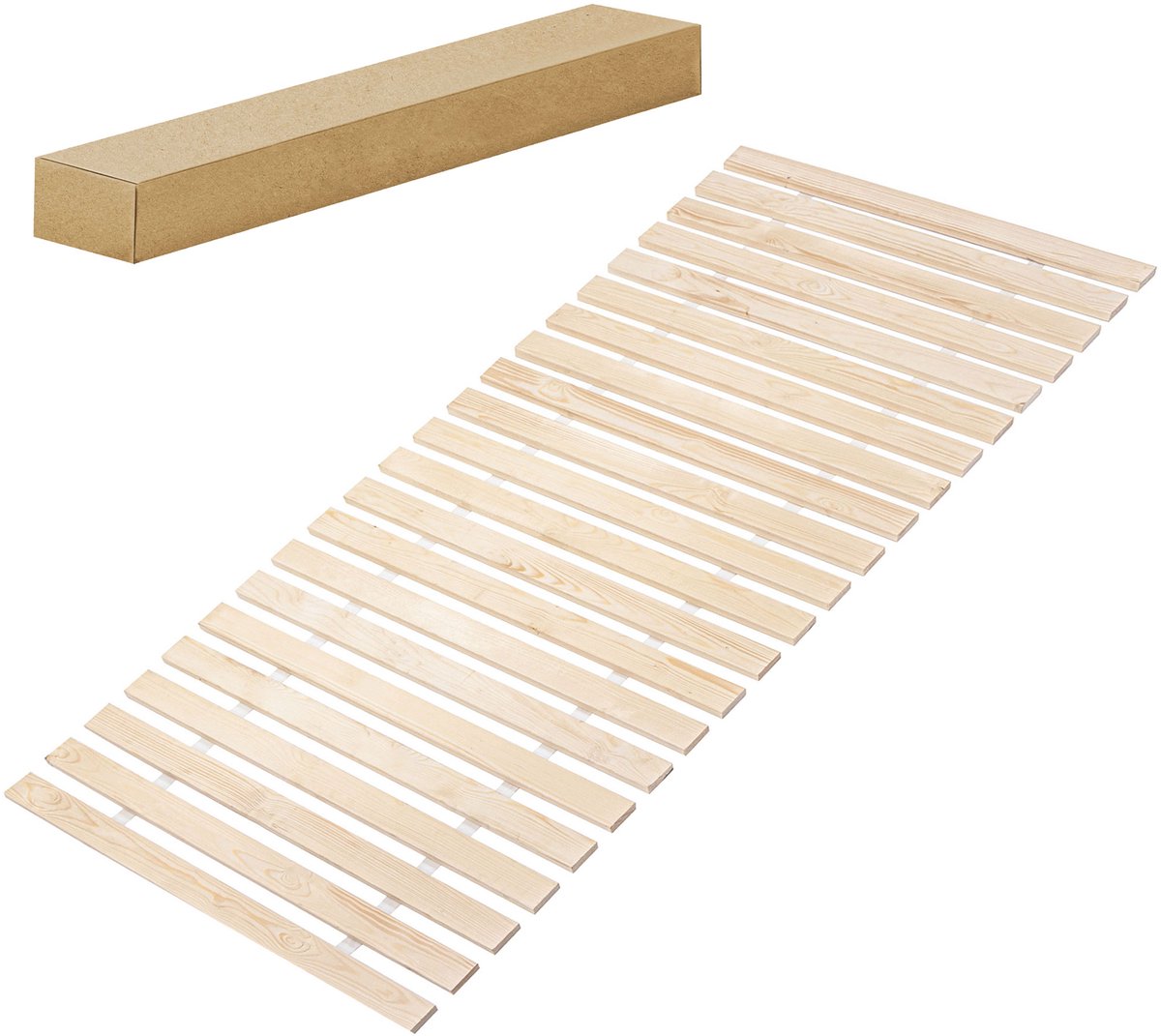 Muntel Springos Lattenbodem - Eenpersoons - Comfortabel - 23 Latten - 160 x 200 cm Naturel