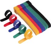 Kabelbinders - Kabel Organiser - 50 Stuks - 12*150mm - Kabelbinders Klittenband - Kabel Clips - Tie Wraps - Velcro - Herbruikbaar - Kabel Organizer - Herbruikbare kabelbinders