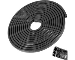 Auto deur rubber afdichting - Deurbeschermer - Knikbaar - Auto deur rand beschermer - Hoekbescherming voor kinderen - U-profiel - Klemprofiel rubber - Auto Deurbeschermer Bumperstrips - Zwart