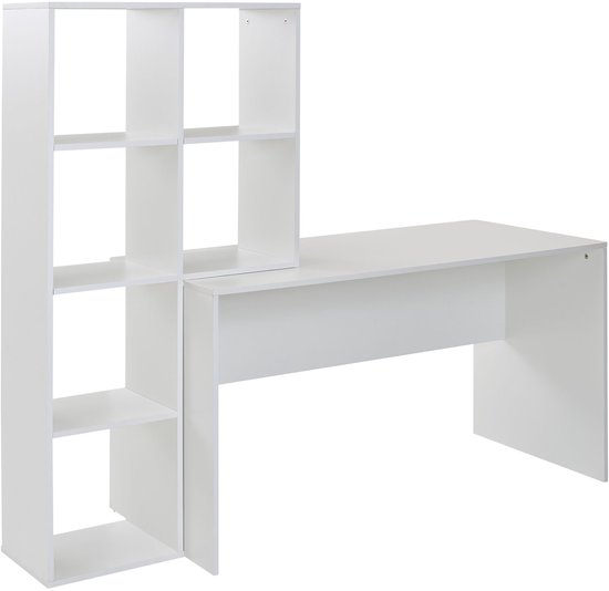 ML-Design Bureau met 3 laden, 90x76x50 cm, grijs in betonlook, veel opbergruimte, modern, werkbureau bureautafel computertafel bureaumeubel kinderbureau laptoptafel PC tafel, voor thuis/kantoor