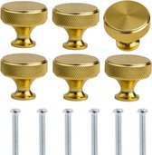 Gelewuld 6 stuks ronde kastknoppen meubelknoppen knoppen voor