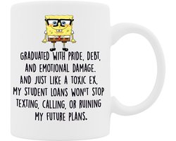 Mok - Student Loans - Het perfecte cadeau voor het Slagen van je Examen en het Halen van je Diploma