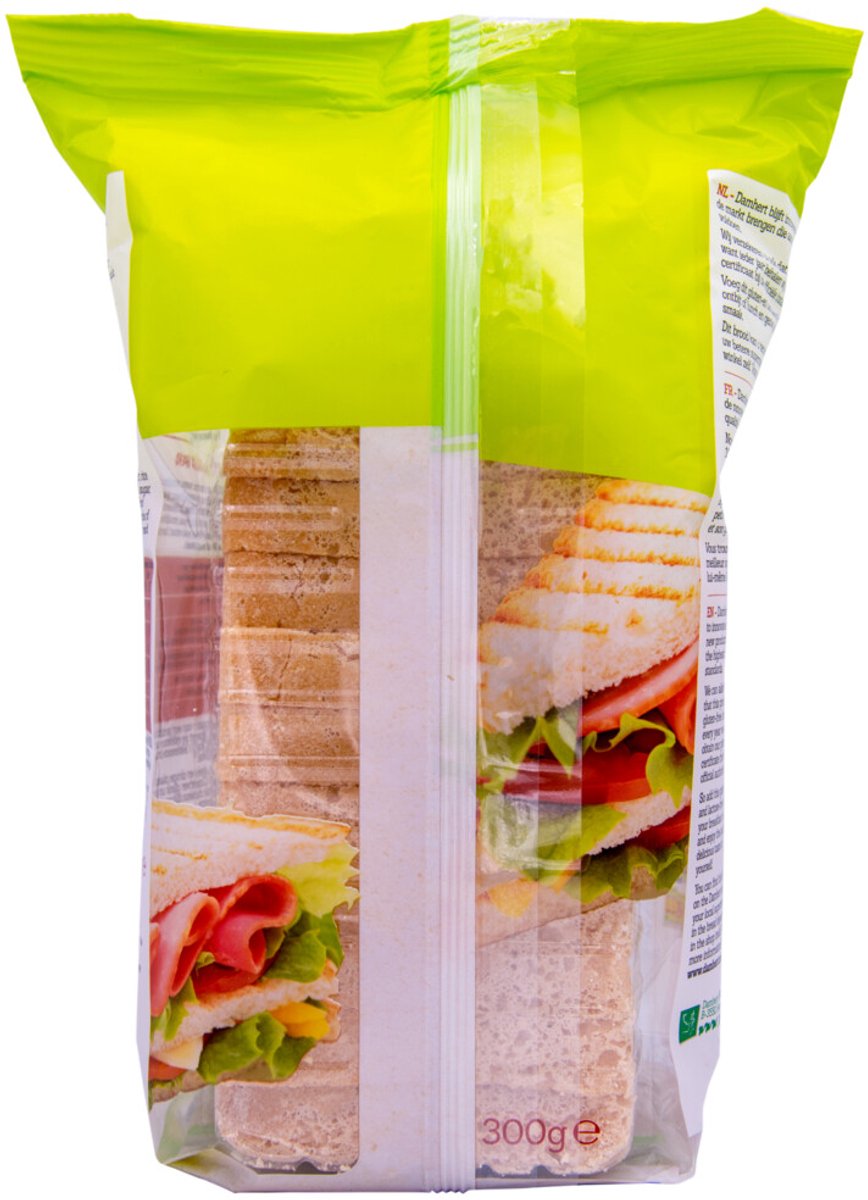 Damhert - Classico Brood Glutenvrij Lactosevrij - 3 x 300 gr - Voordeelverpakking