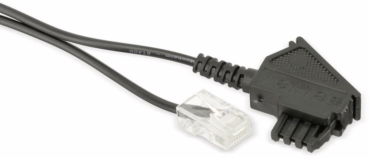 TAE-F-Stecker / RJ 45 Stecker A-4 B-5, 1m