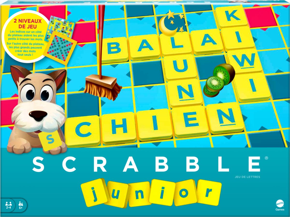 Scrabble Junior - Mattel Games - Kinderspel - Franstalig