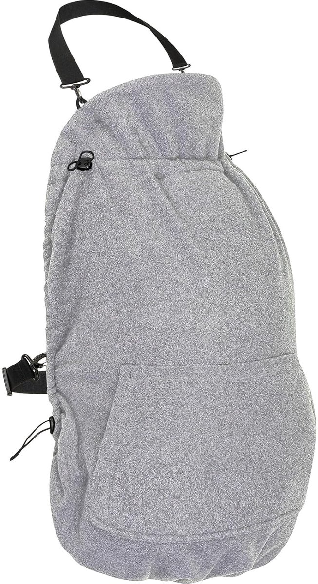 Ibenzoa® Warme Fleece Omslag met Uitgebreide Bescherming voor Draagzakken en Draagdoeken - Steenkleur